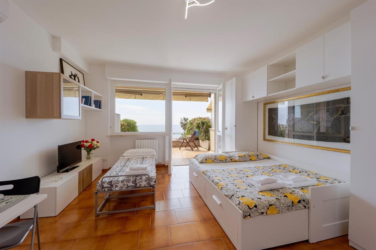 Amazing With Sea View - Pool & Tennis Court Apartment Sanremo